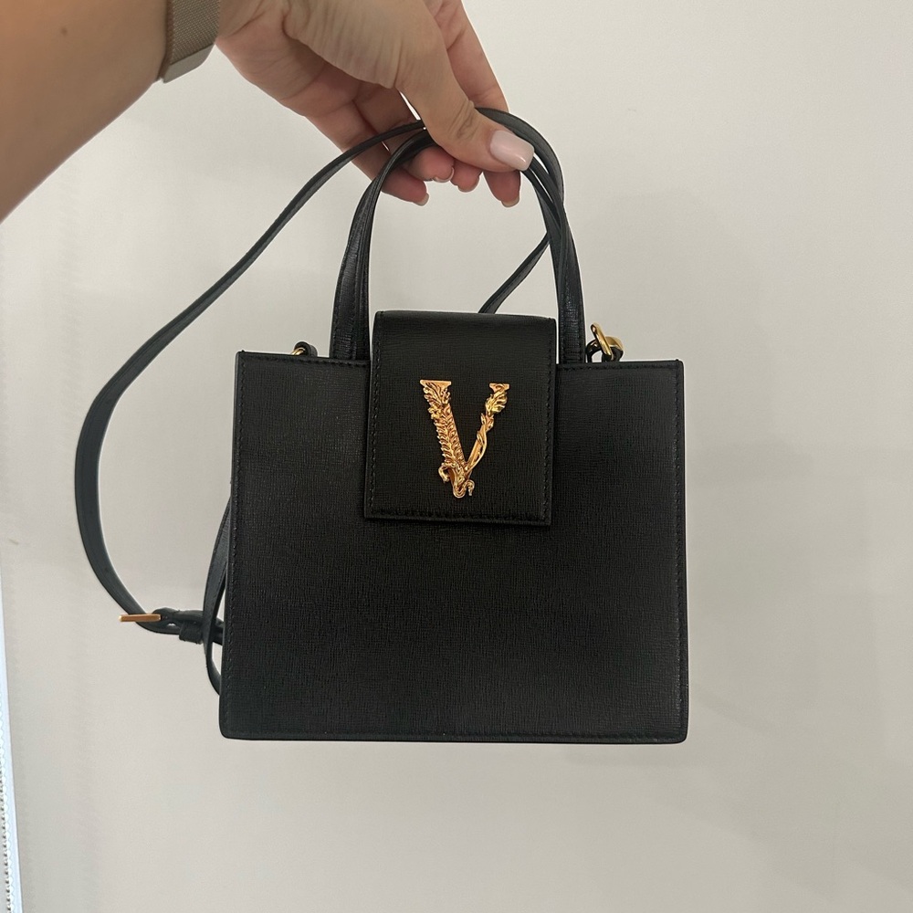 Versace Black Handbag